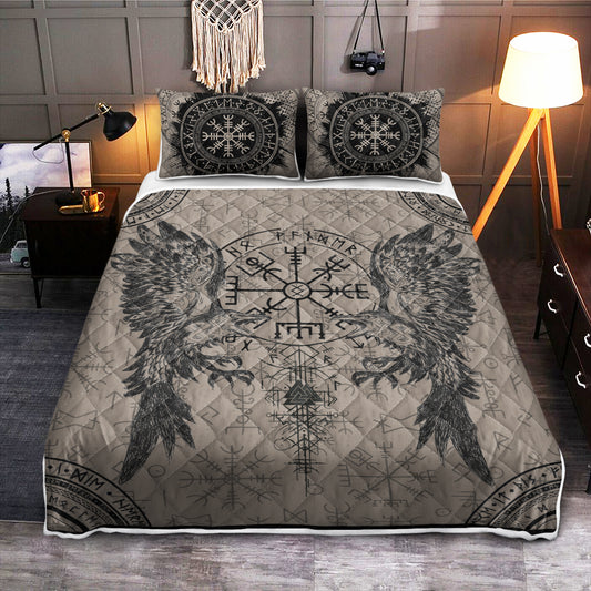 Valhalla Raven - Viking Quilt Set