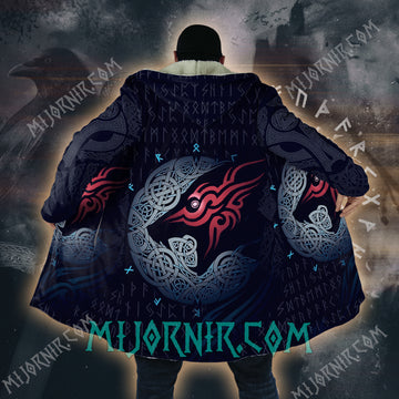 Howl of the Viking Wolf - Viking Hooded Cloak