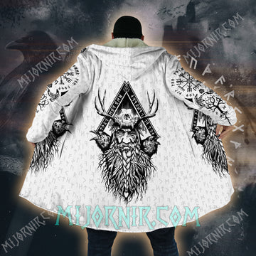 Wrath of the Nordic Shaman - Viking Hooded Cloak