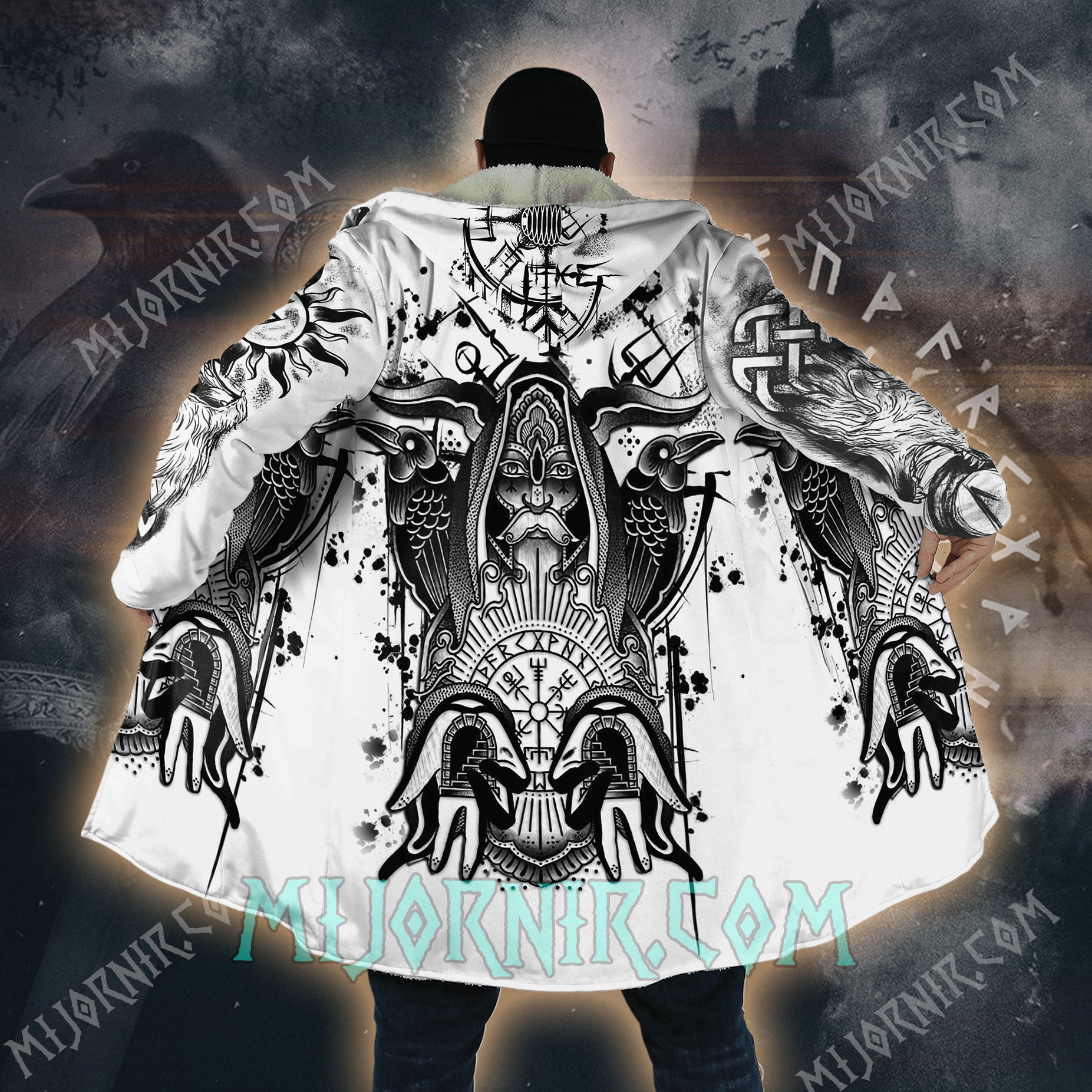 Allfather’s Watch - Viking Hooded Cloak