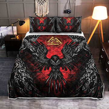 Mijonir Valknut Raven Bedding Set