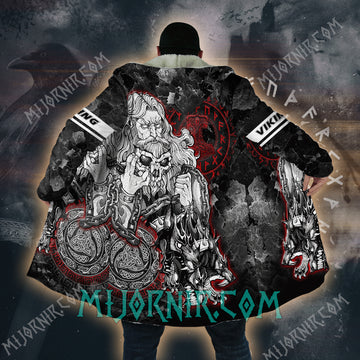 Fury of the Chained Warrior - Viking Hooded Cloak