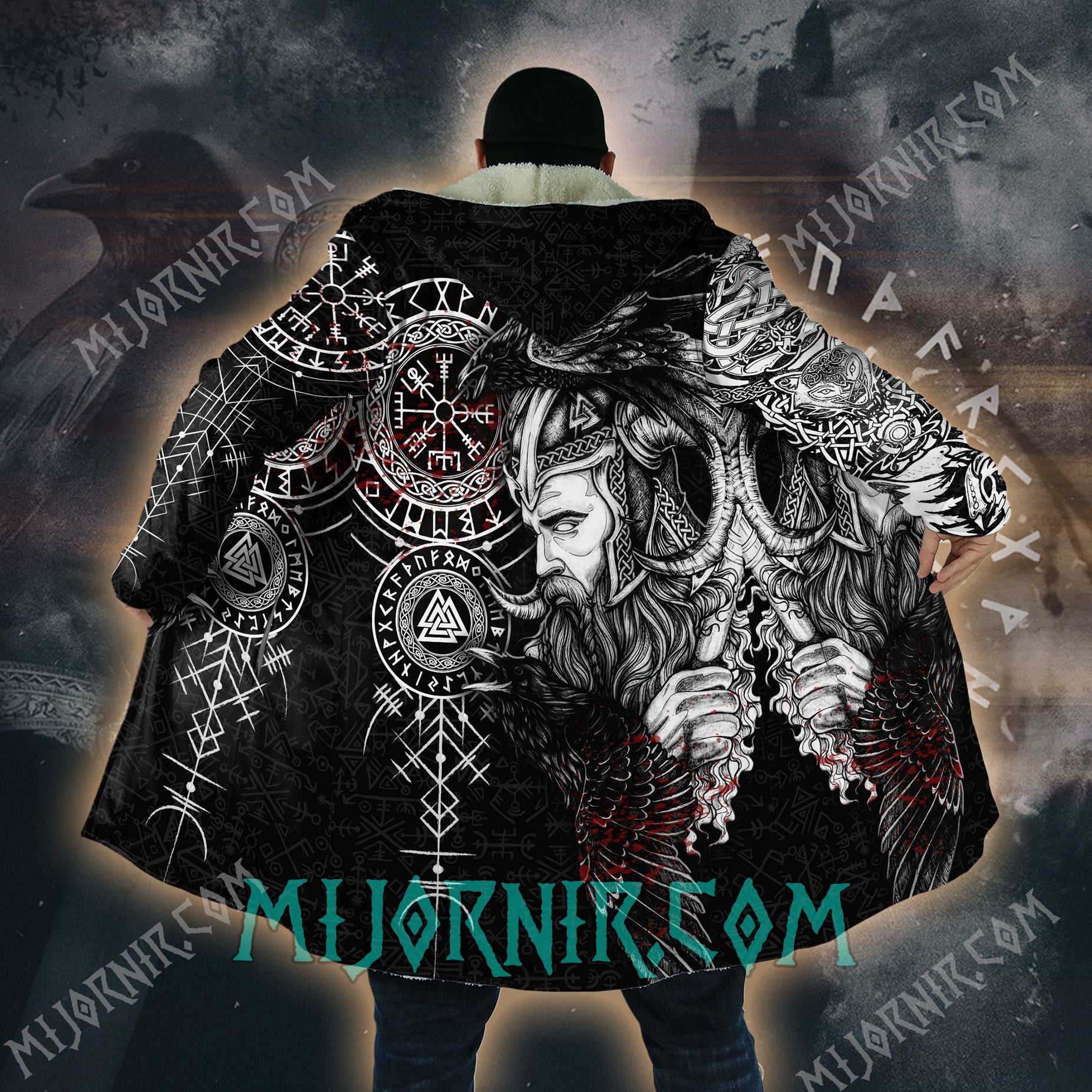 Odin’s Wrath - Viking Hooded Cloak