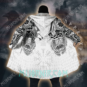 Guardians of the Wolf Pack - Viking Hooded Cloak