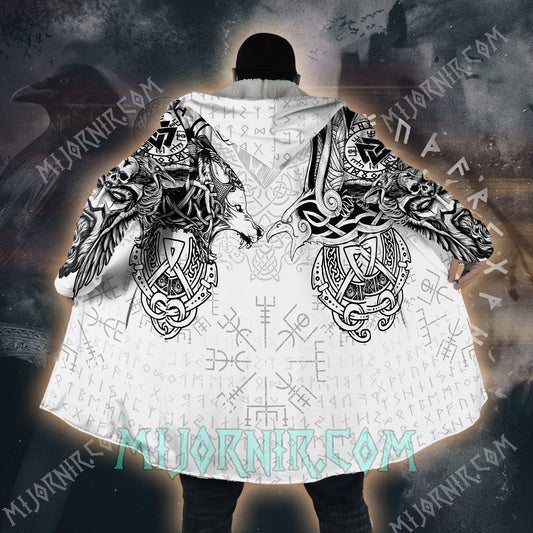 Guardians of the Wolf Pack - Viking Hooded Cloak