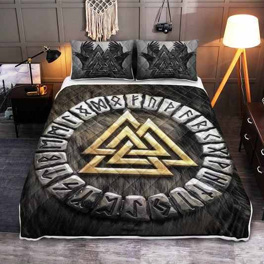 Valknut Warrior Quilt Set