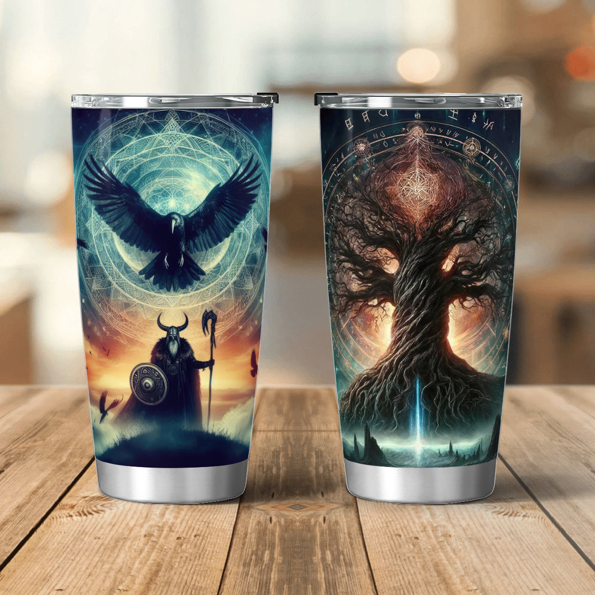 Valhalla Guardian - Viking Tumbler