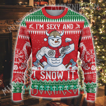 I'm Sexy And - Viking Ugly Christmas Sweater