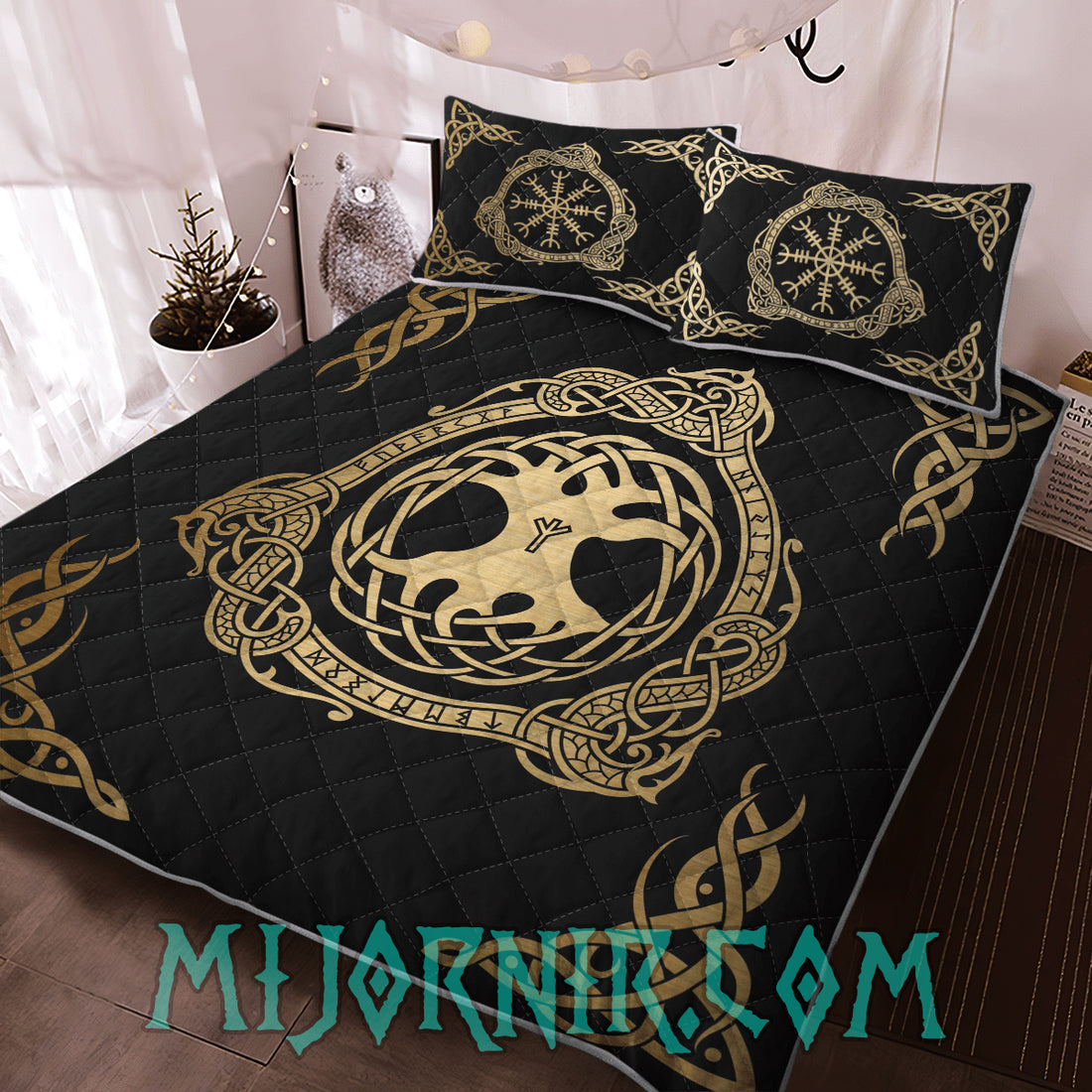 Eternal Yggdrasil - Viking Quilt Set