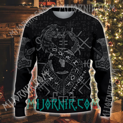 Jormungandr Berserker - Viking Ugly Christmas Sweater