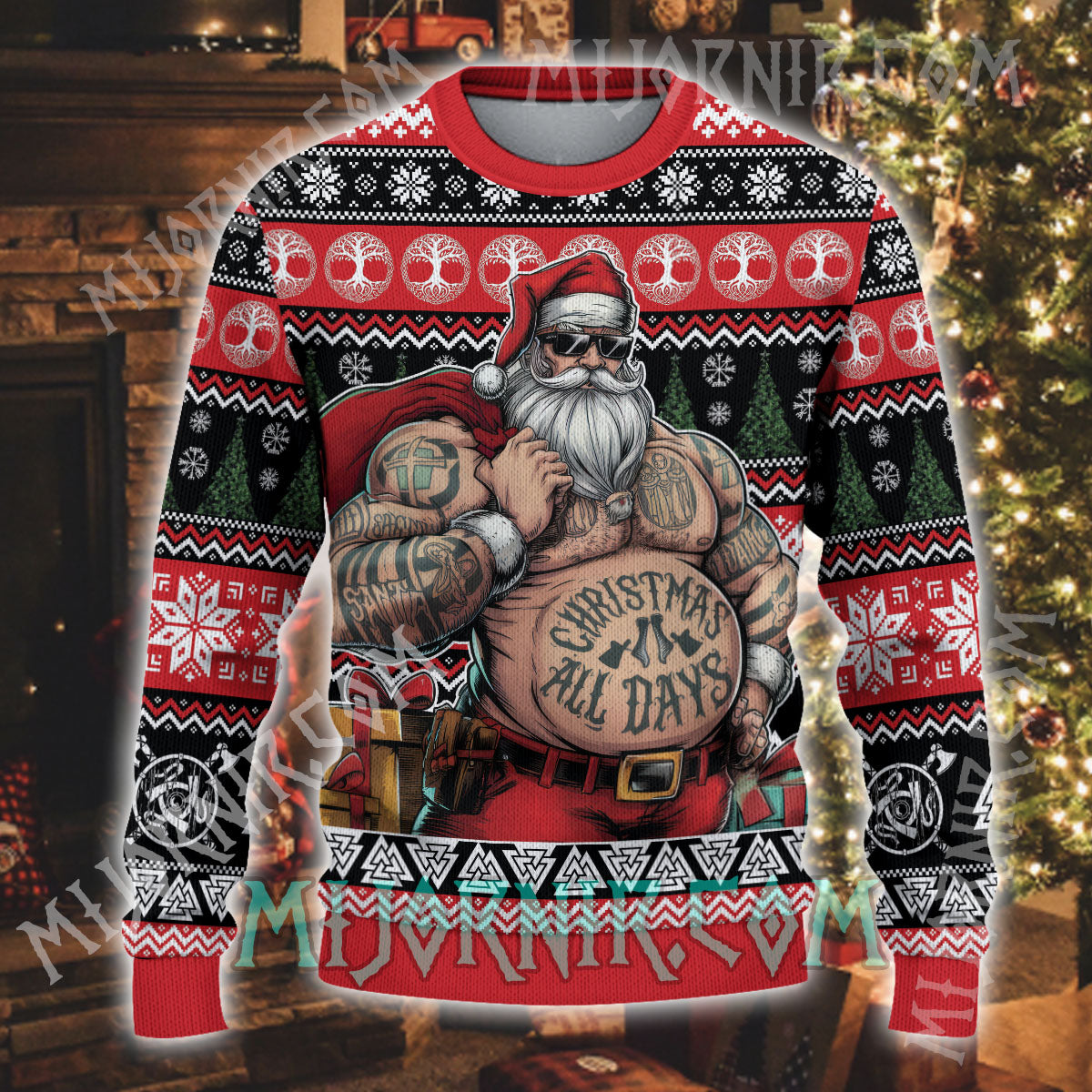 Christmas All Days - Viking Ugly Christmas Sweater