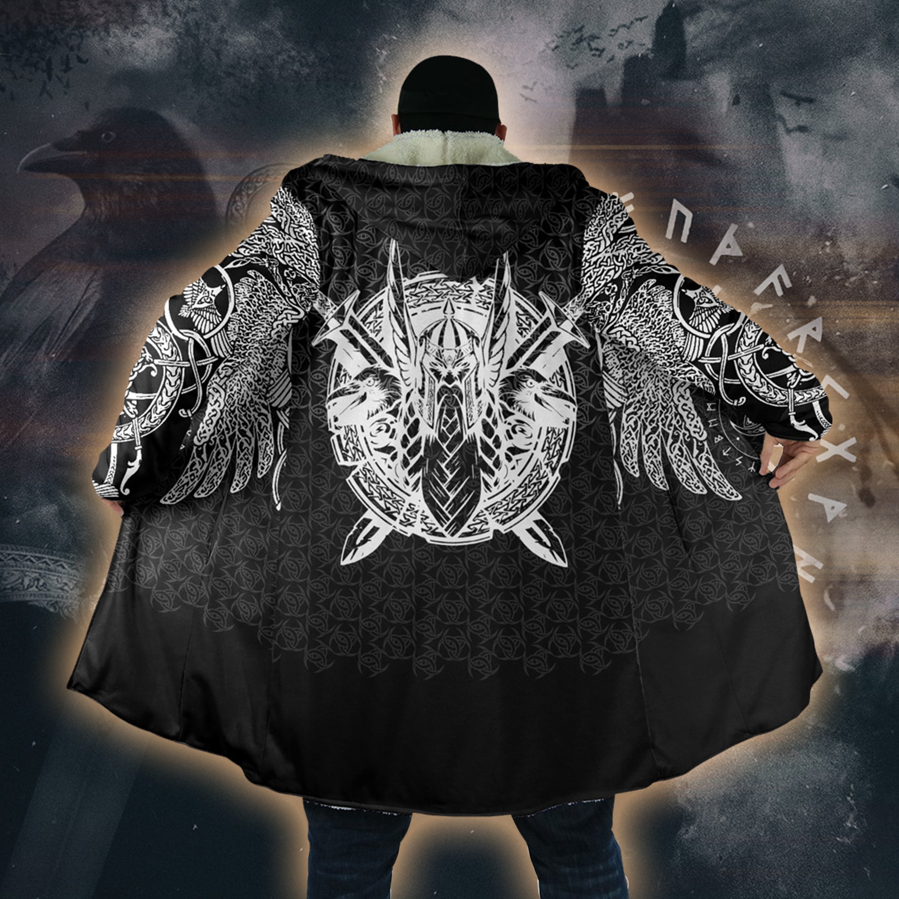 Odin's Wrath- Viking Hooded Cloak