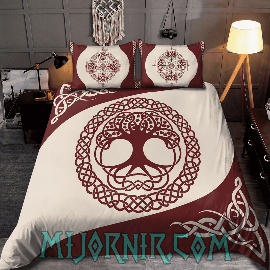 Yggdrasil's Grace - Viking Duvet Cover