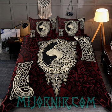 Fenrir's Sigil - Viking Duvet Cover