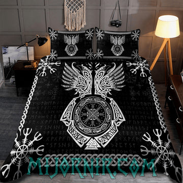 Valknut Guardian - Viking Duvet Cover