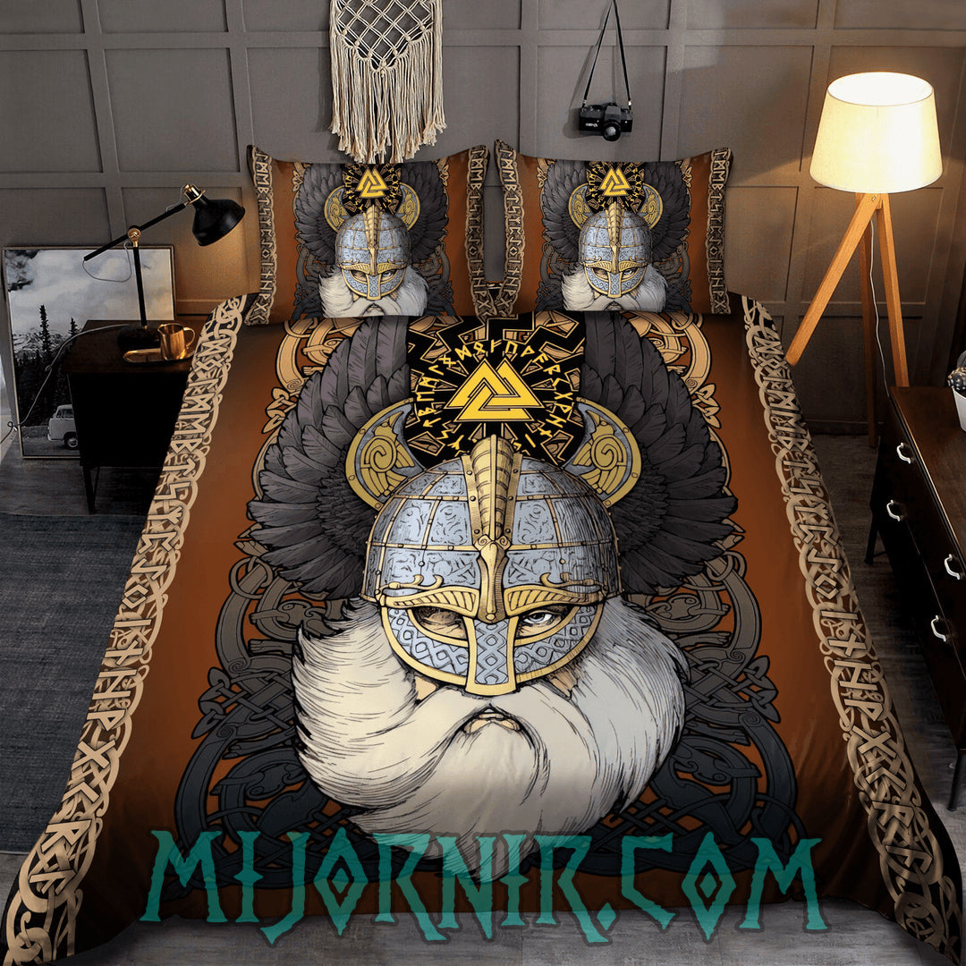 Odin's Valor - Viking Duvet Cover