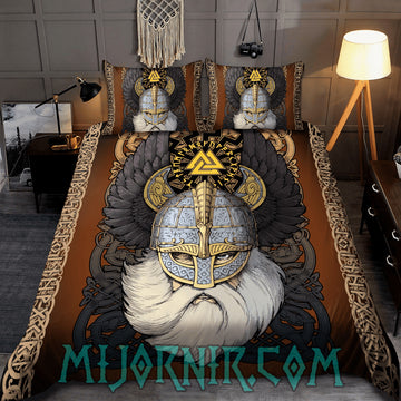 Odin's Valor - Viking Duvet Cover