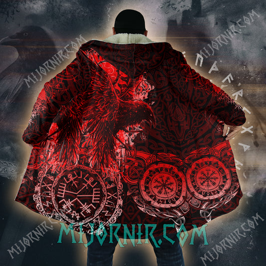 Raven of Vengeance - Viking Hooded Cloak