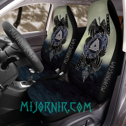 Odin's Ravens - Viking Car Seat Cover