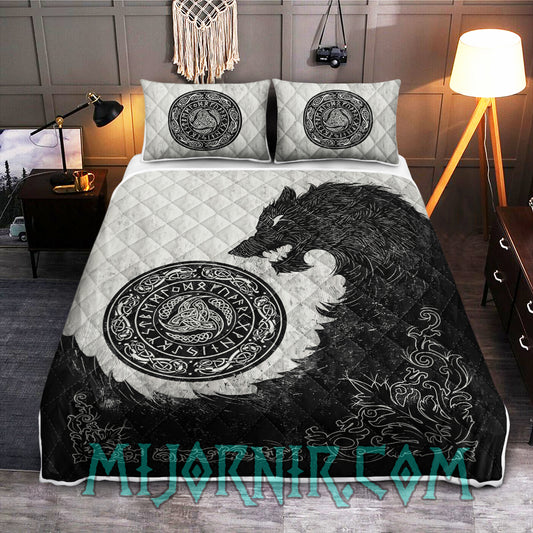 Fenrir Odin - Viking Quilt Set