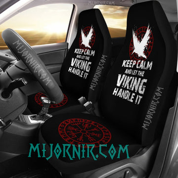 Let The Viking Handle - Viking Car Seat Cover