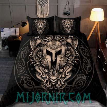 Odin's Warrior Spirit - Viking Duvet Cover