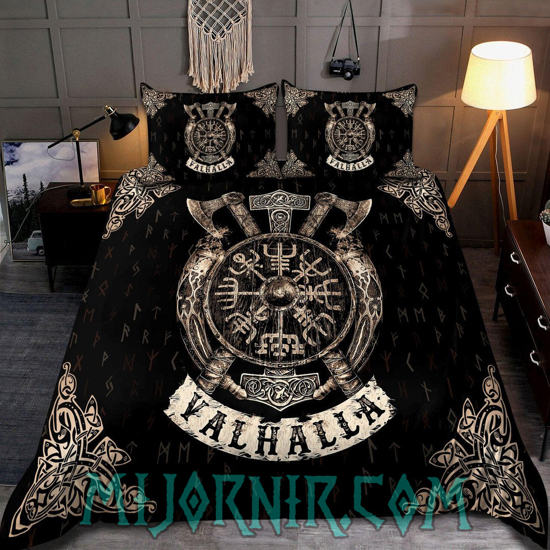 Valhalla Shield - Viking Duvet Cover