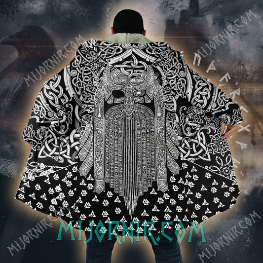 Allfather's Wisdom - Viking Hooded Cloak