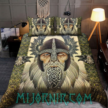 Odin's Wisdom - Viking Duvet Cover