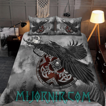 Raven's Shield - Viking Duvet Cover