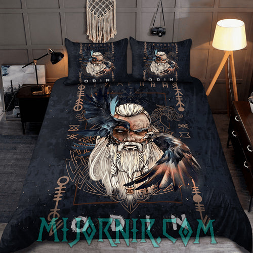 Odin's Wisdom - Viking Duvet Cover