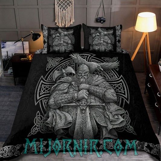 Odin's Protector - Viking Duvet Cover