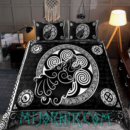 Celtic Wolf Spirit - Viking Duvet Cover