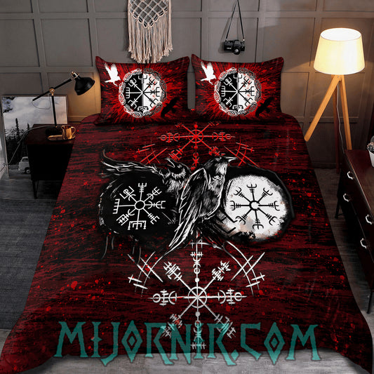 Odin's Ravens - Viking Duvet Cover