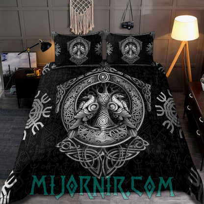 Huginn & Muninn Wisdom - Viking Duvet Cover