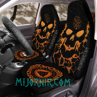 Viking Skull - Viking Car Seat Cover