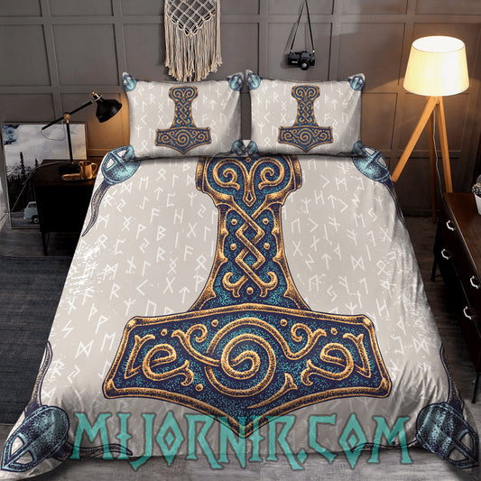 Thor's Hammer - Viking Duvet Cover