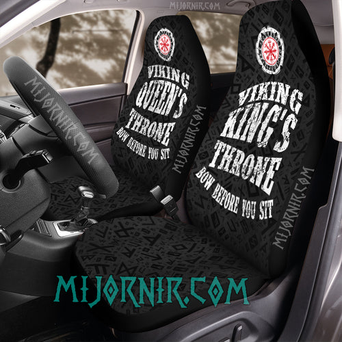 Viking King and Queen - Viking Car Seat Cover