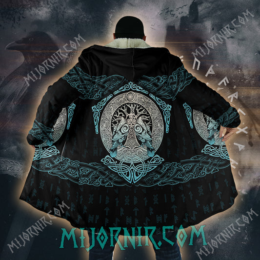 Yggdrasil's Embrace - Viking Hooded Cloak