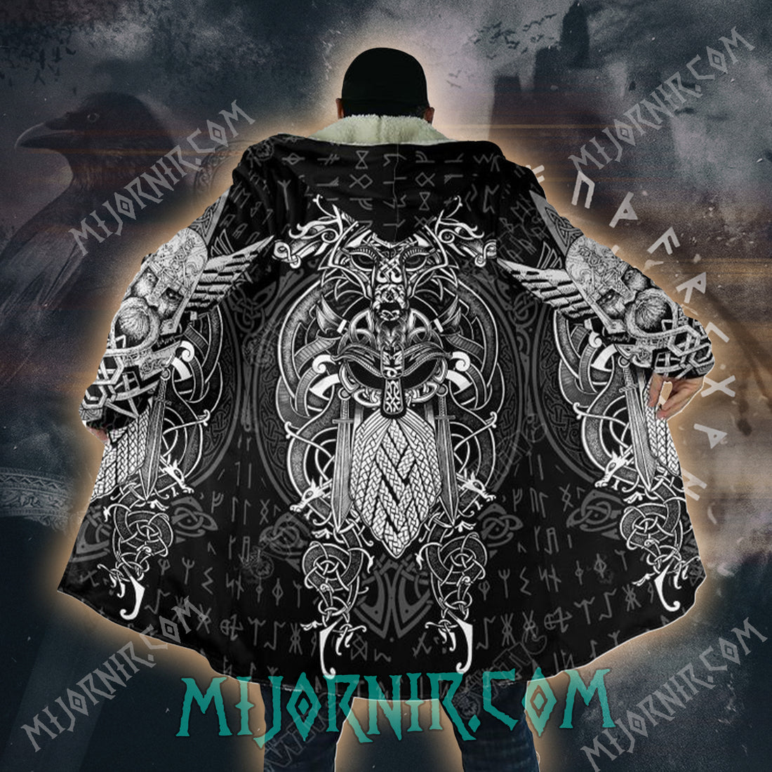 Shadow of Valhalla - Viking Hooded Cloak