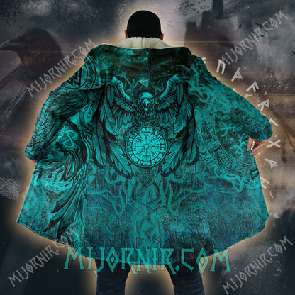 Odin's Ravens - Viking Hooded Cloak