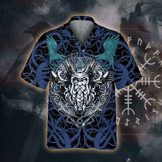 Odin's Majesty Embrace Viking Power – Hawaii Shirt