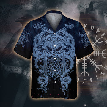 Blue Odin's Guardian Viking – Hawaii Shirt