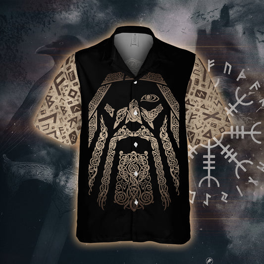 Odin's Wisdom Black – Hawaii Shirt