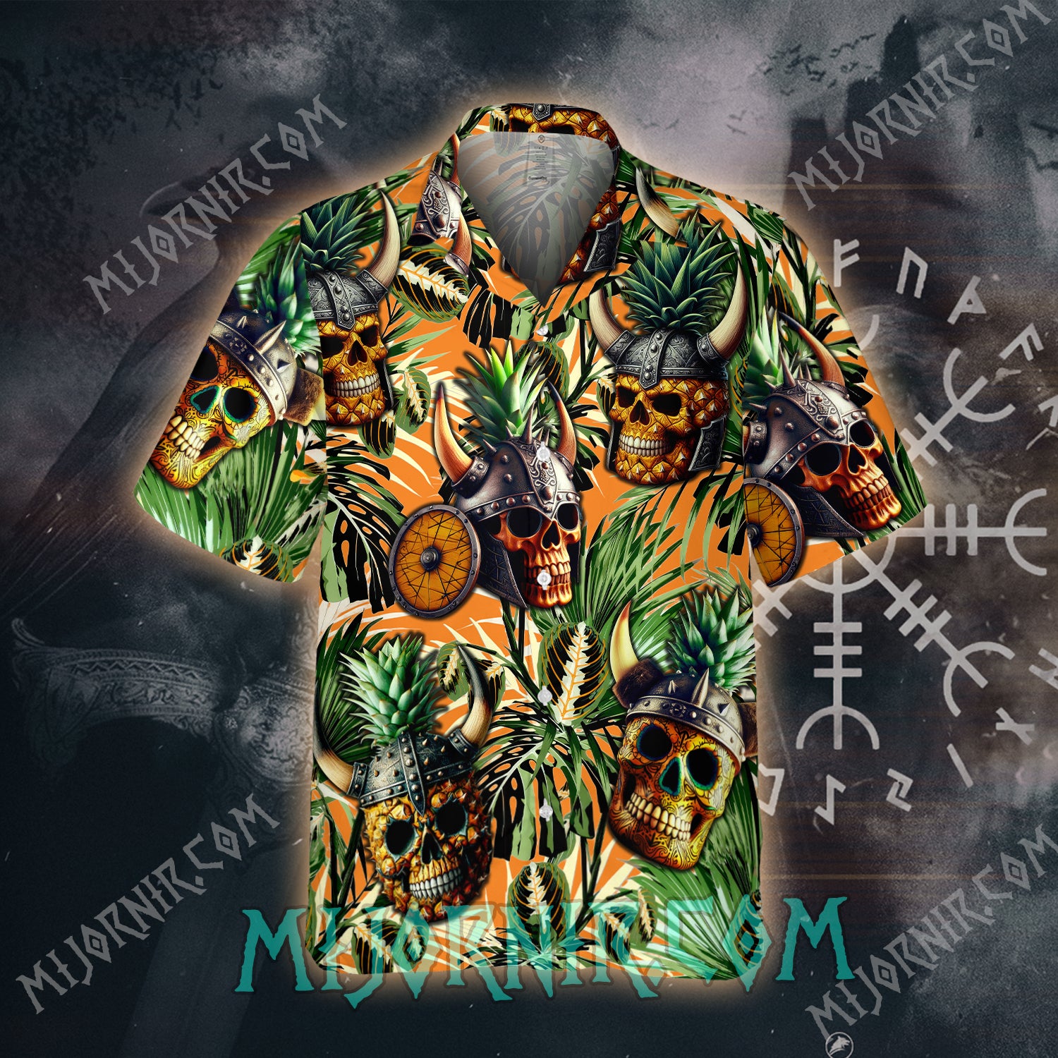 Viking Skull Warrior – Hawaii Shirt