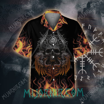 Viking Valor Skull – Hawaii Shirt