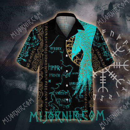 Huginn & Muninn Runes – Hawaii Shirt