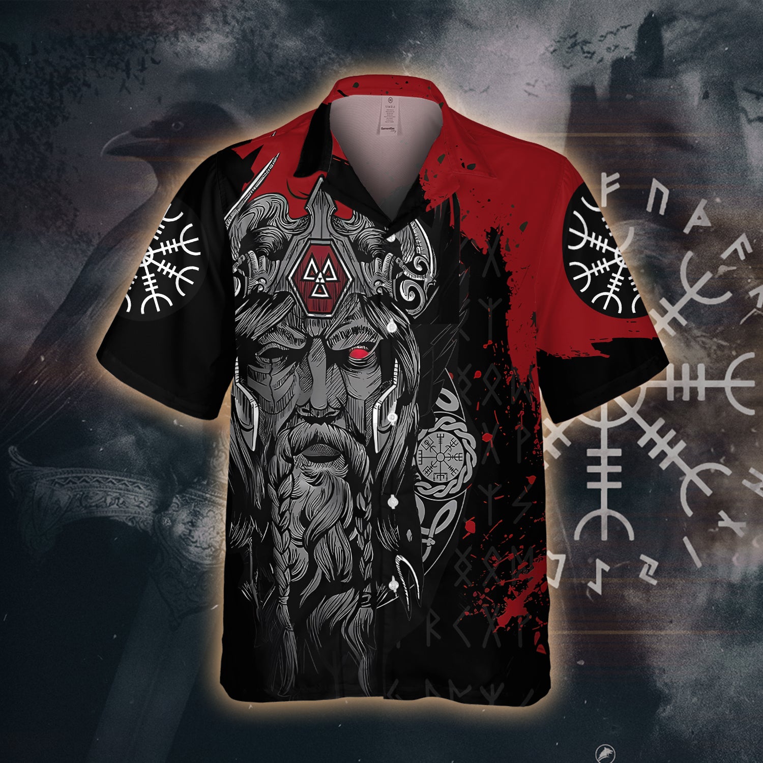 Crimson Odin – Hawaii Shirt