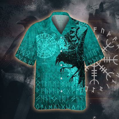 Raven of Odin Hawaii Shirt - Norse Rune Edition