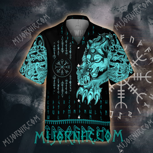 Fenrir's Fury - Viking Hawaiian Shirt